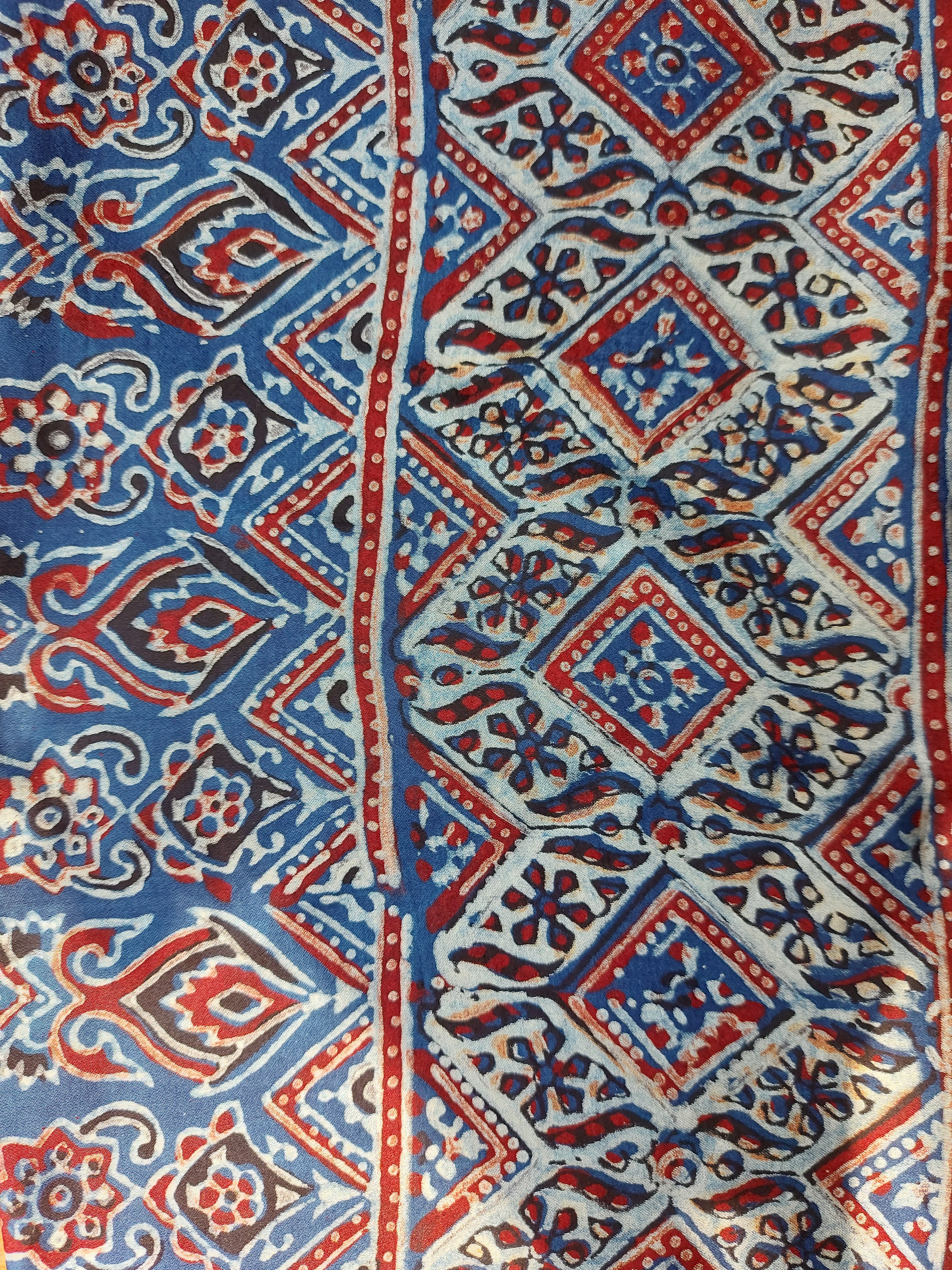 Modal Silk Ajrakh Stole
