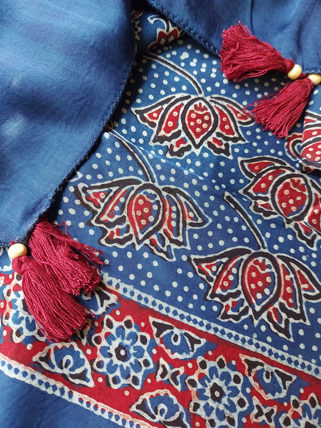 Modal Silk Ajrakh Stole
