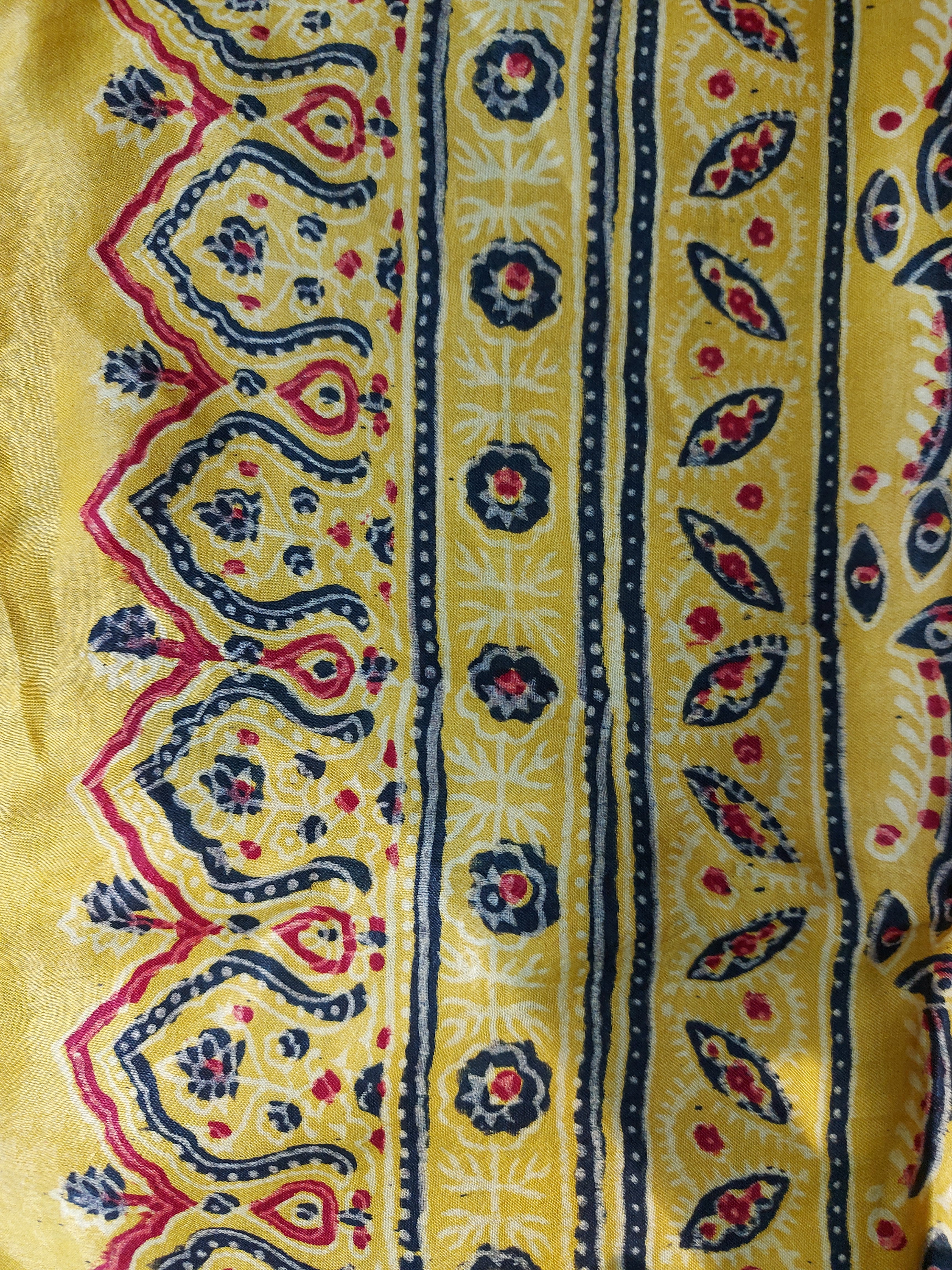 Modal Silk Ajrakh Stole