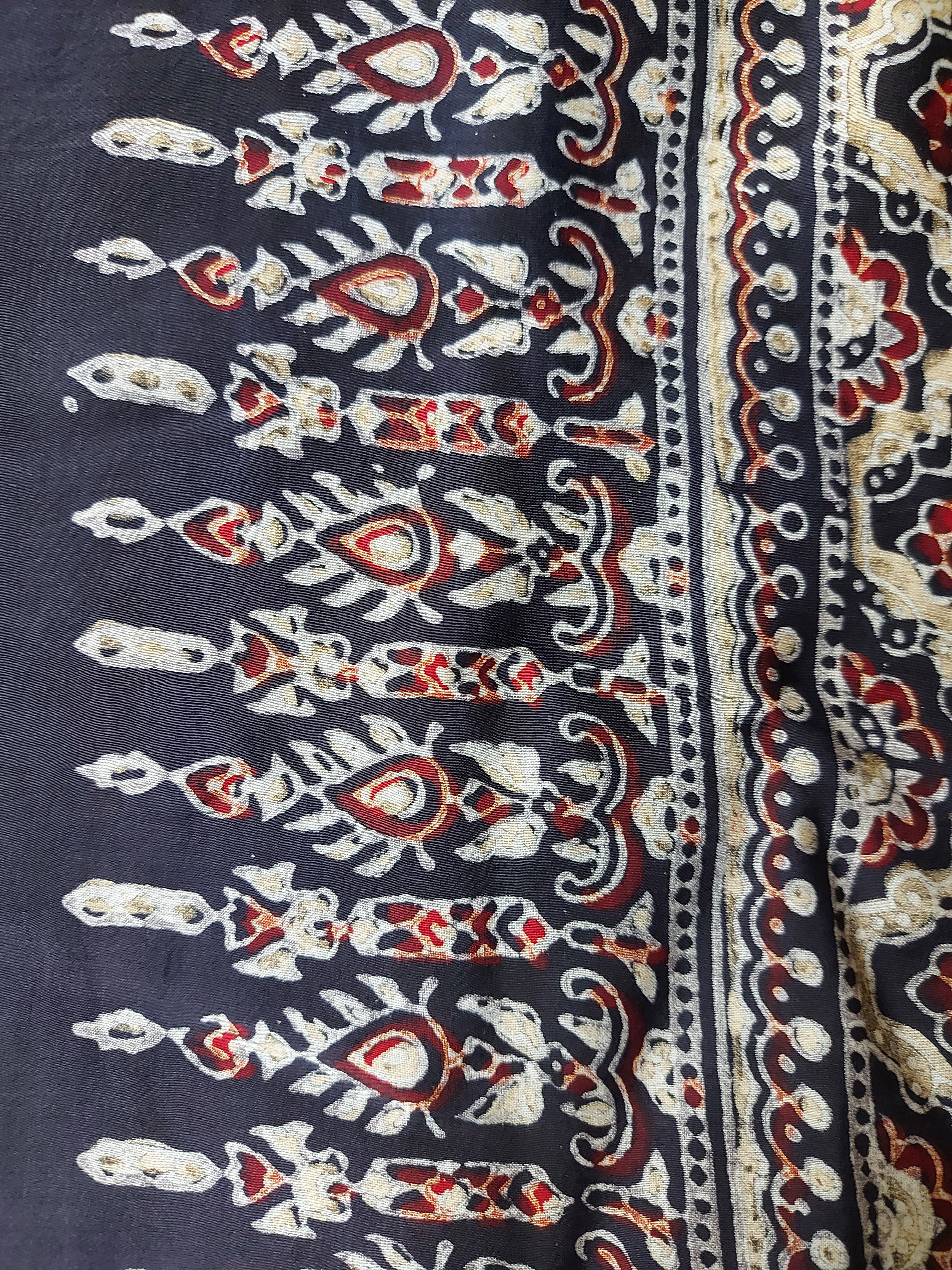 Modal Silk Ajrakh Stole