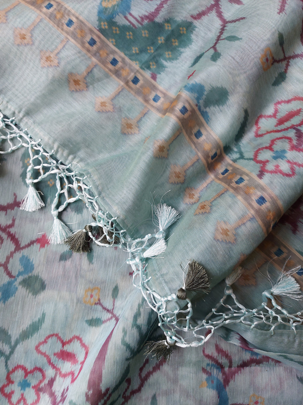 Printed Cotton Silk Dupatta