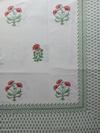 Baagh Double Bedsheet - Peach