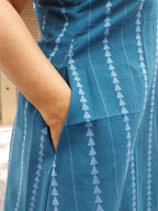 Woman's Casual Dress - Dark Blue