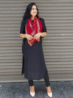 Modal Silk Ajrakh Stole