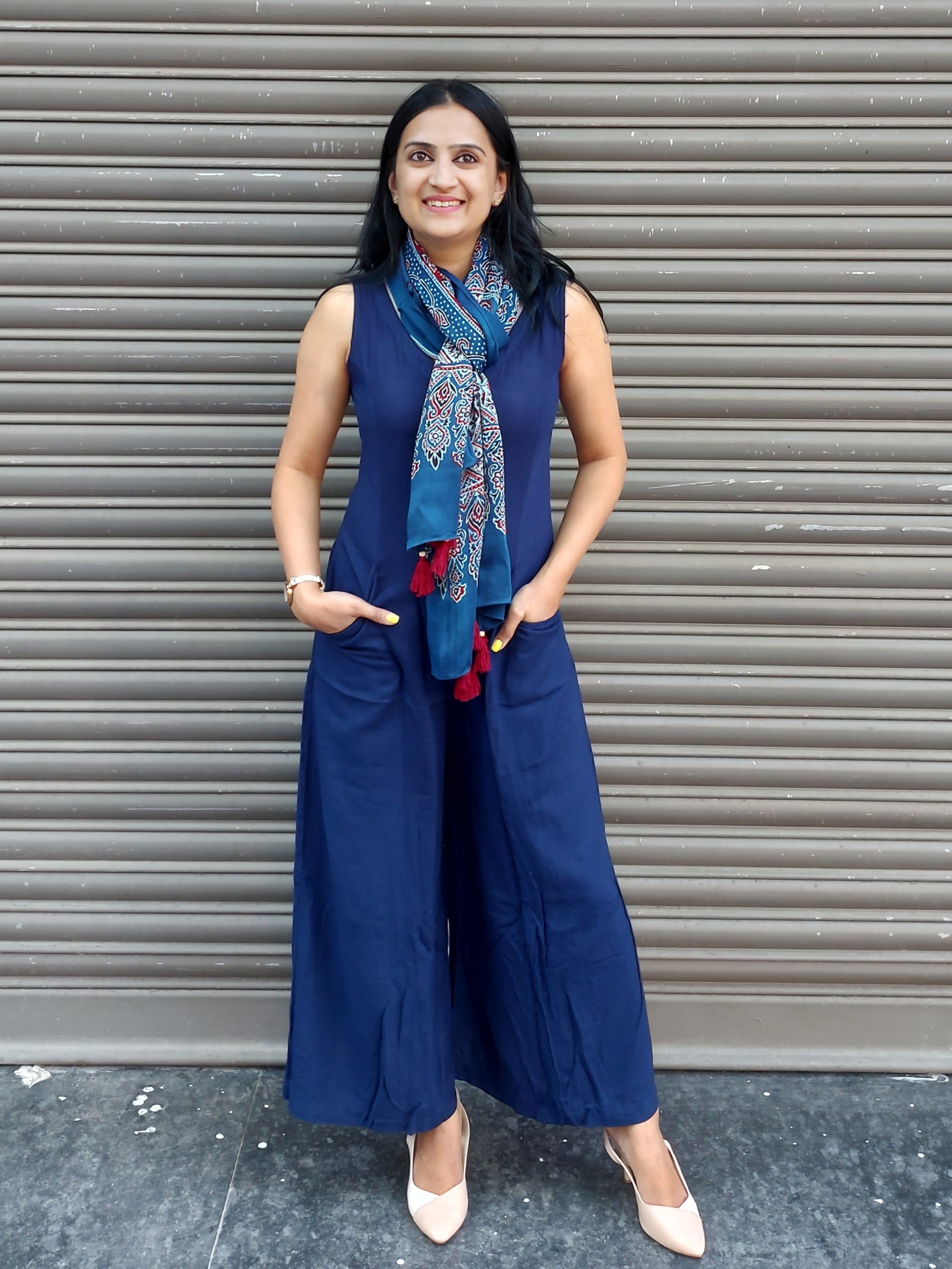 Modal Silk Ajrakh Stole