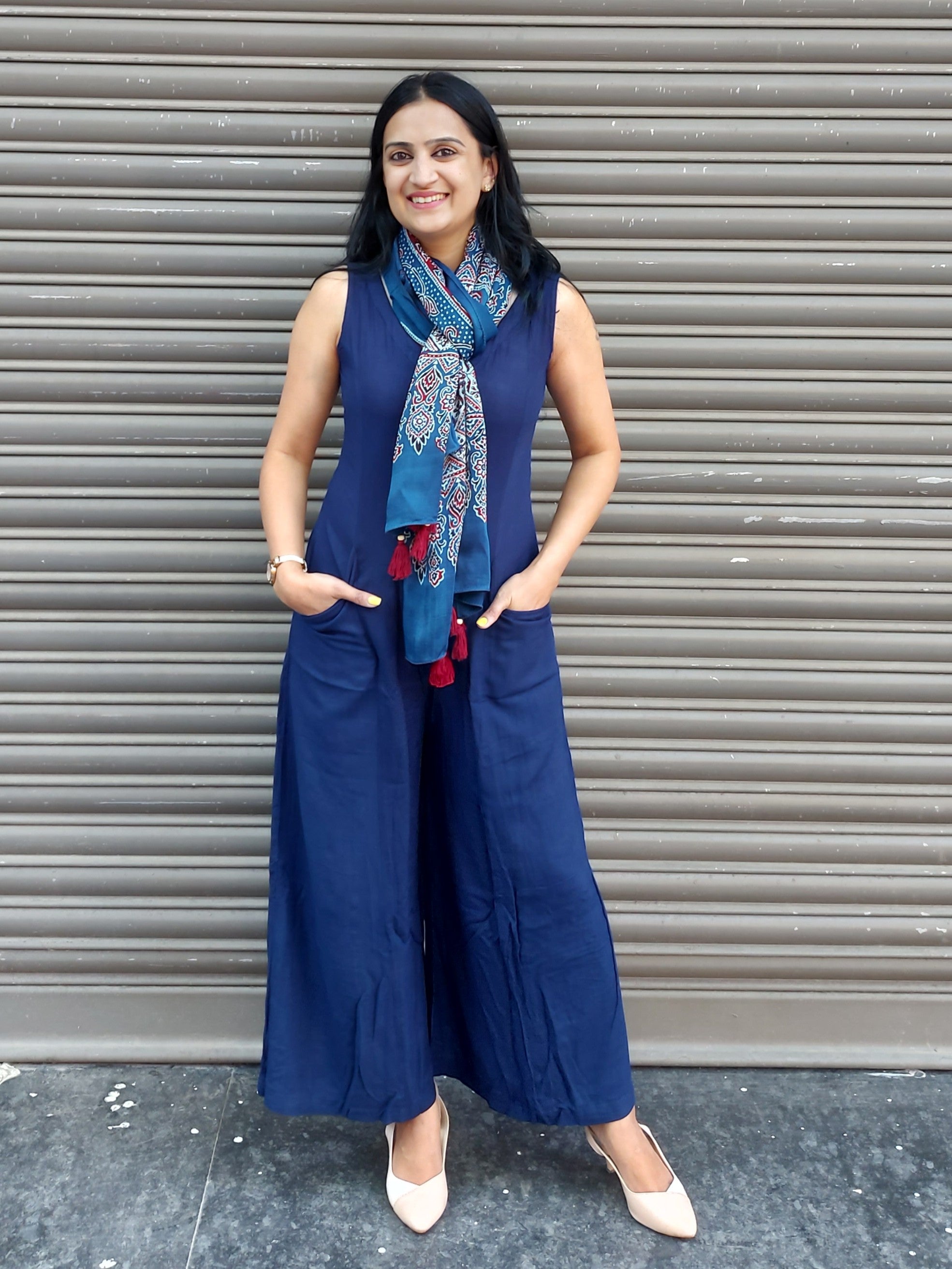 Modal Silk Ajrakh Stole