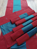 Table Mat & Table Runner Set - Red + Blue Khun