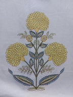 Baagh Double Bedsheet - Yellow