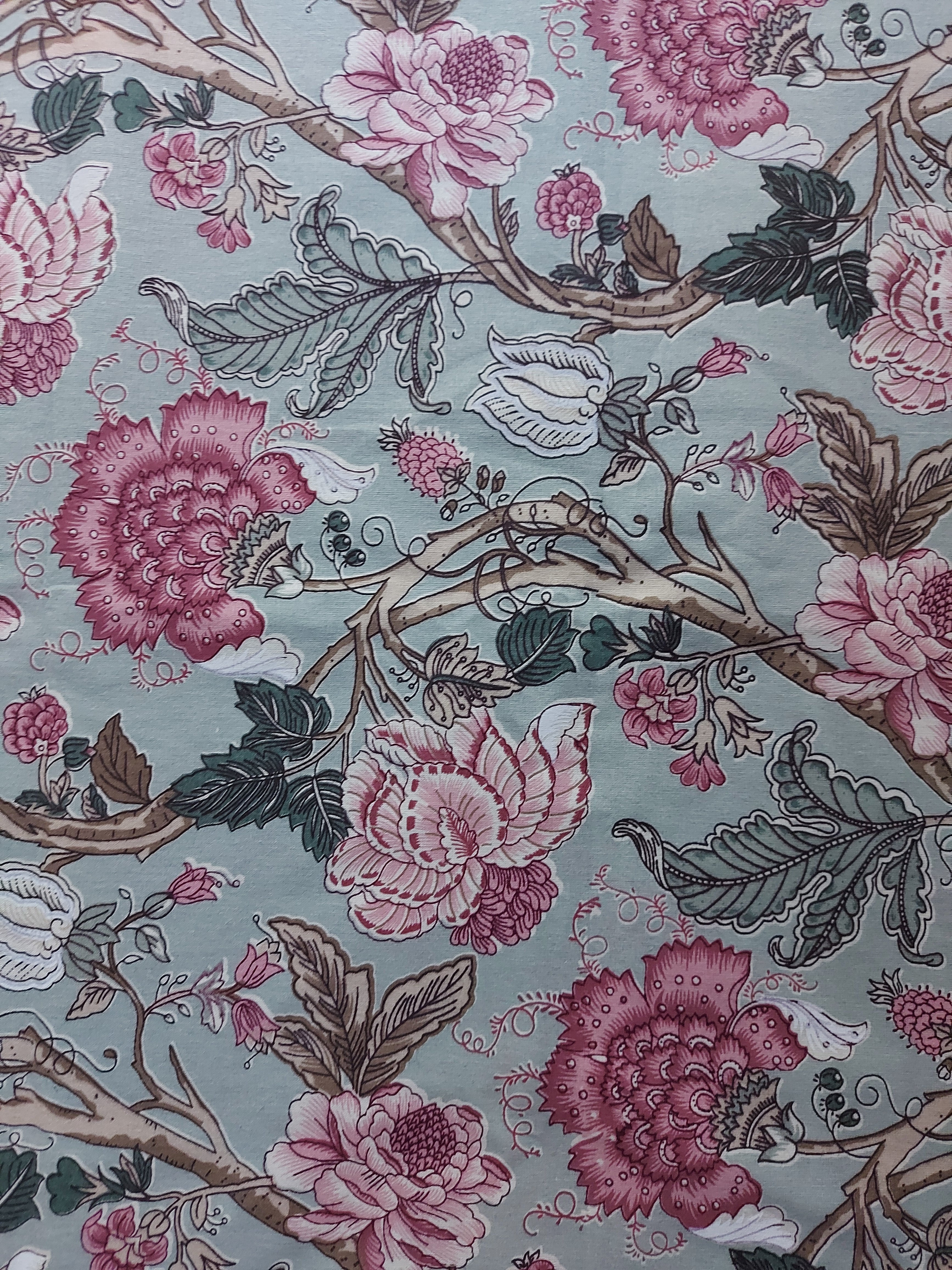 Floral Double Bedsheet - Green