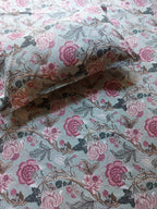 Floral Double Bedsheet - Green