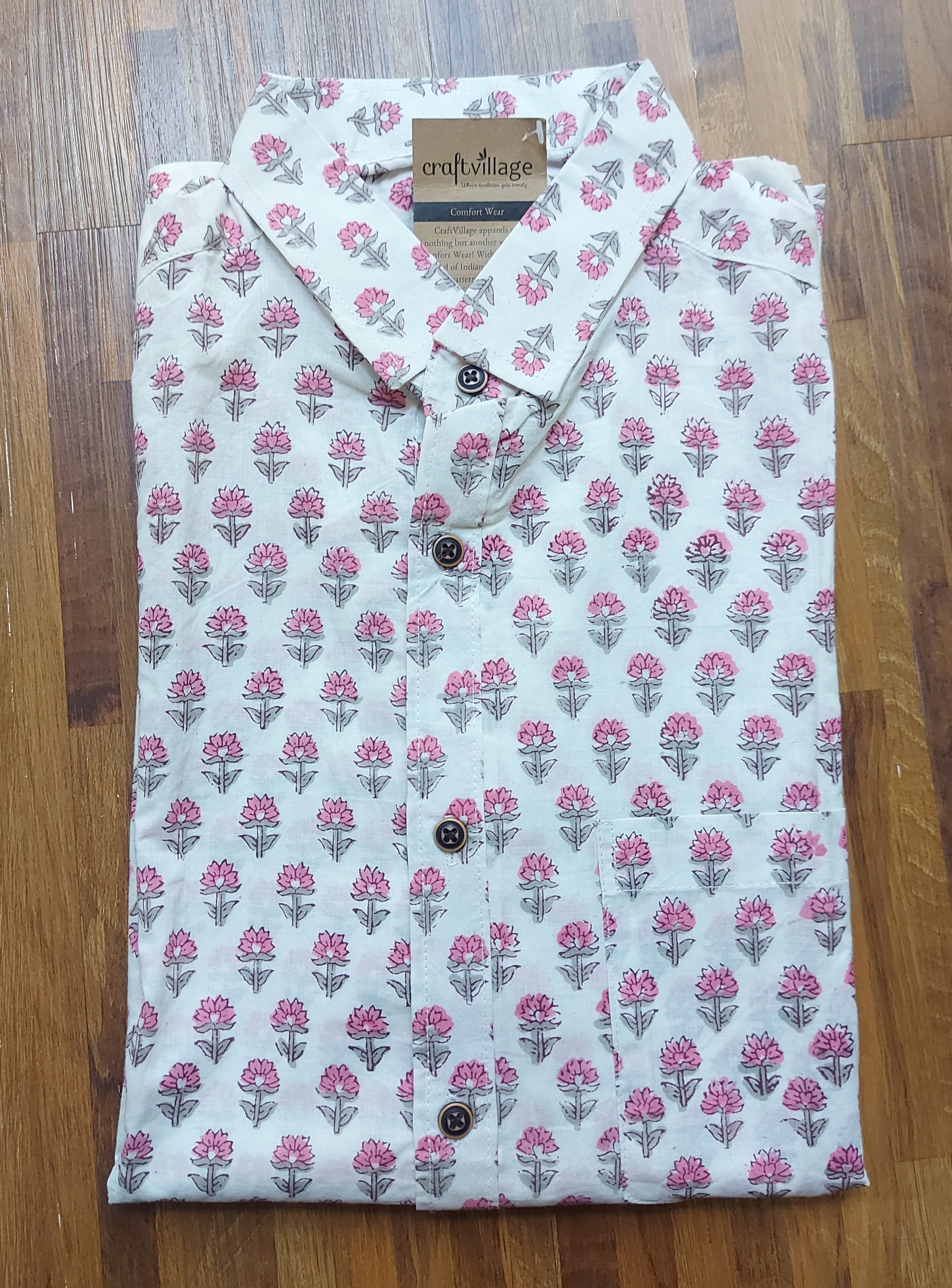 Men's Casual Shirt - Pink