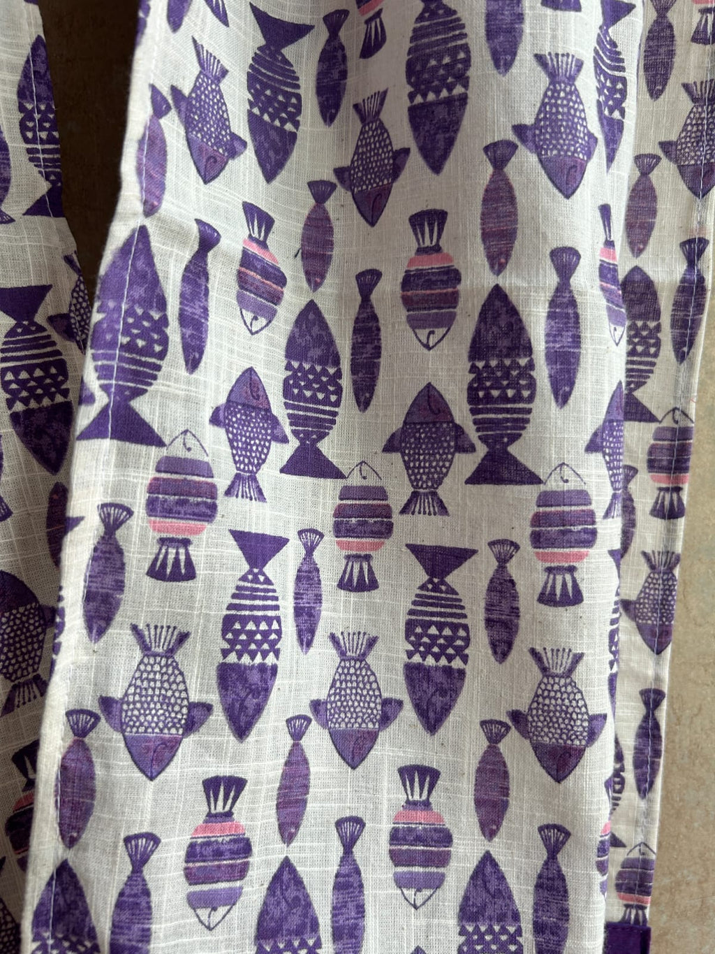 Cotton Stole - Purple