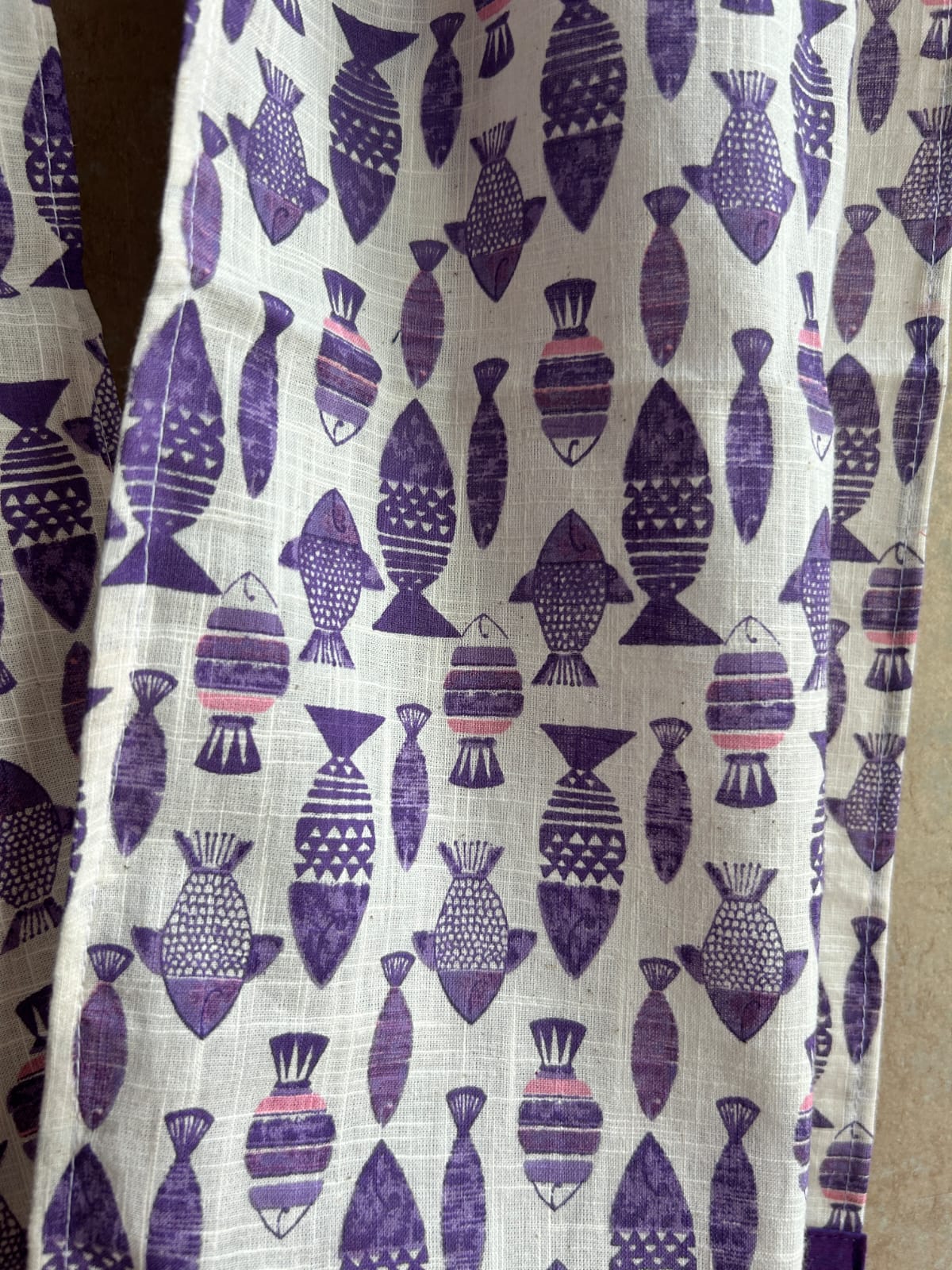 Cotton Stole - Purple