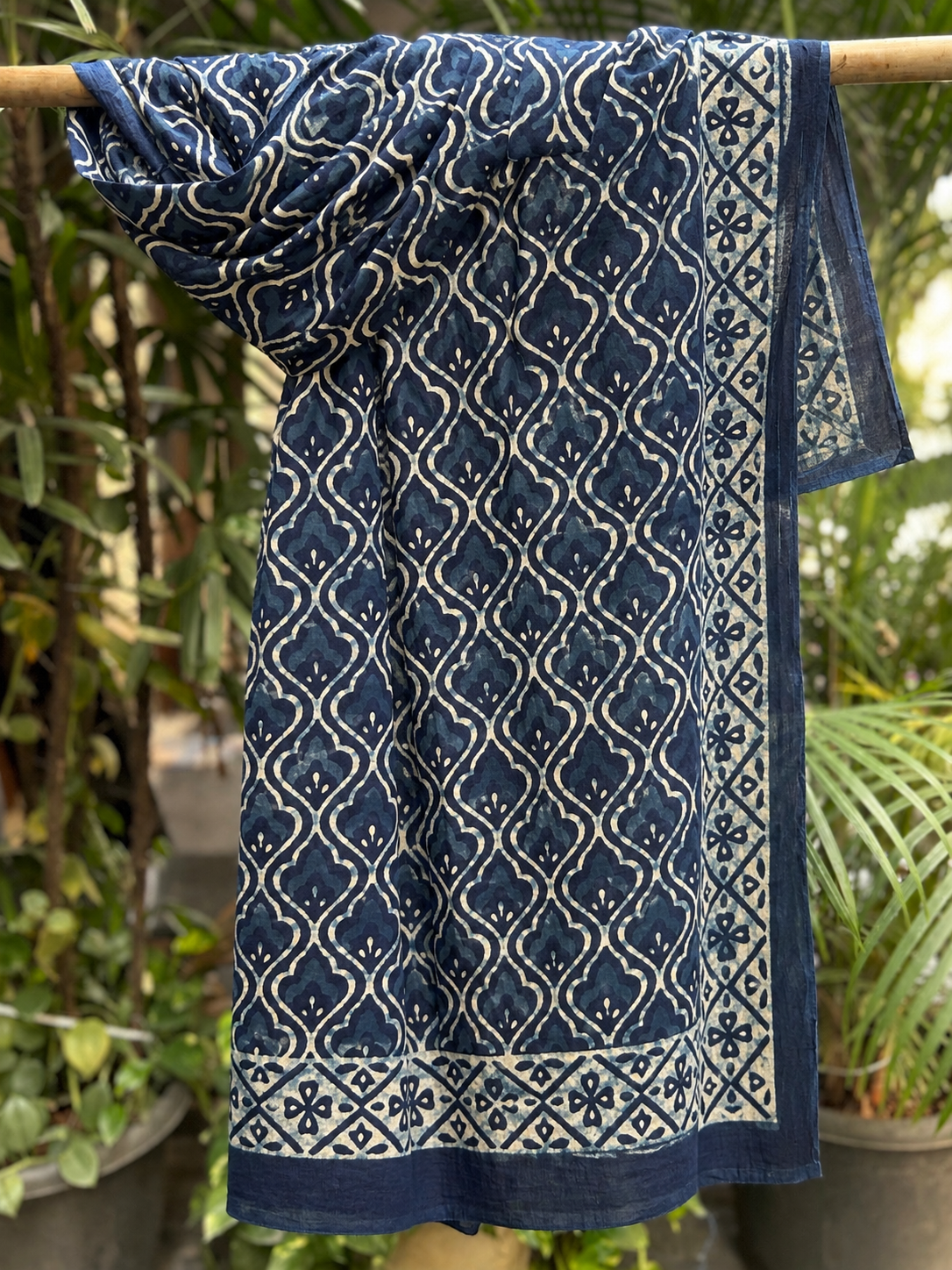 Block Printed Cotton Stole
