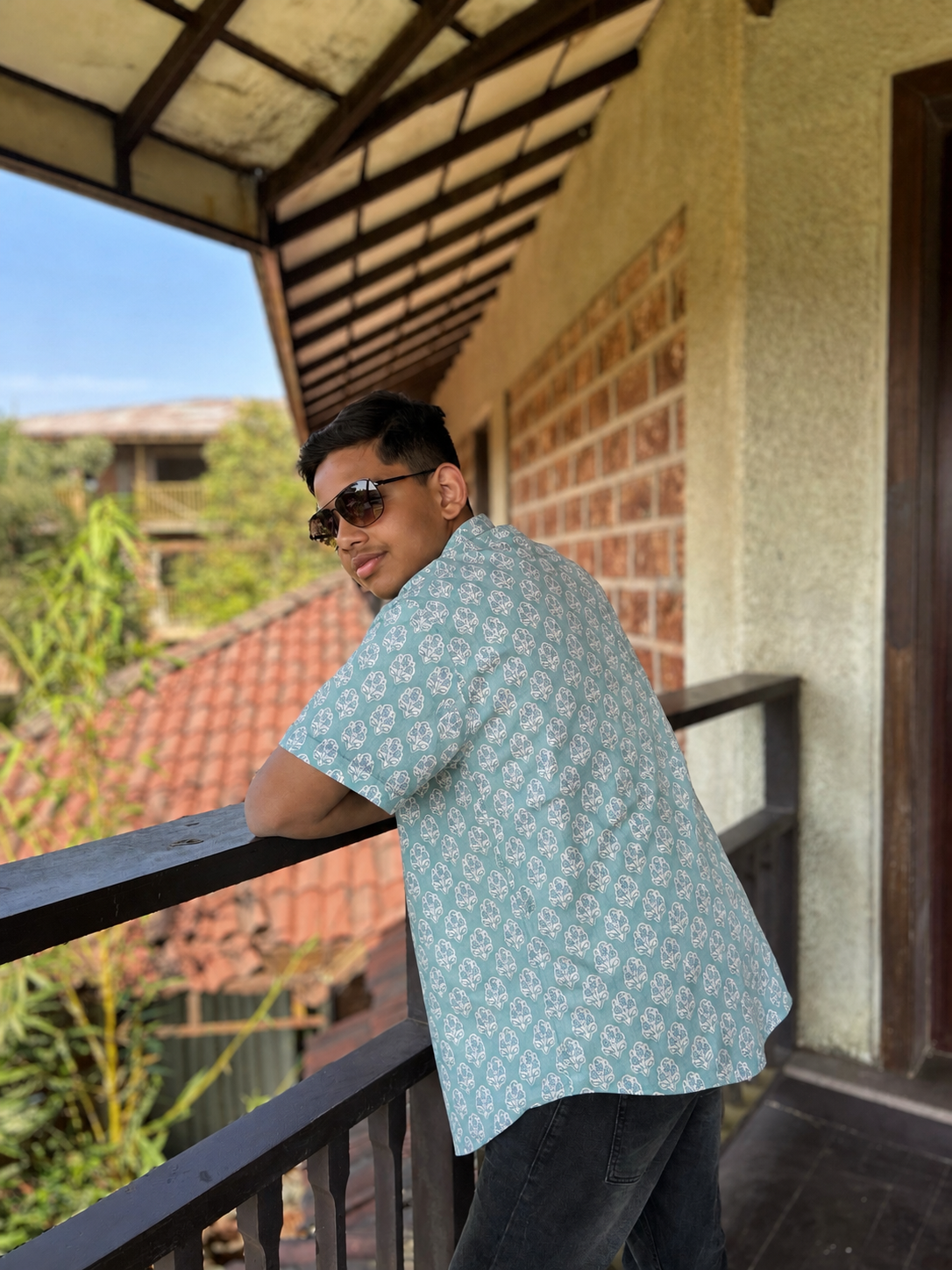 Men's Casual Shirt - Light Grey