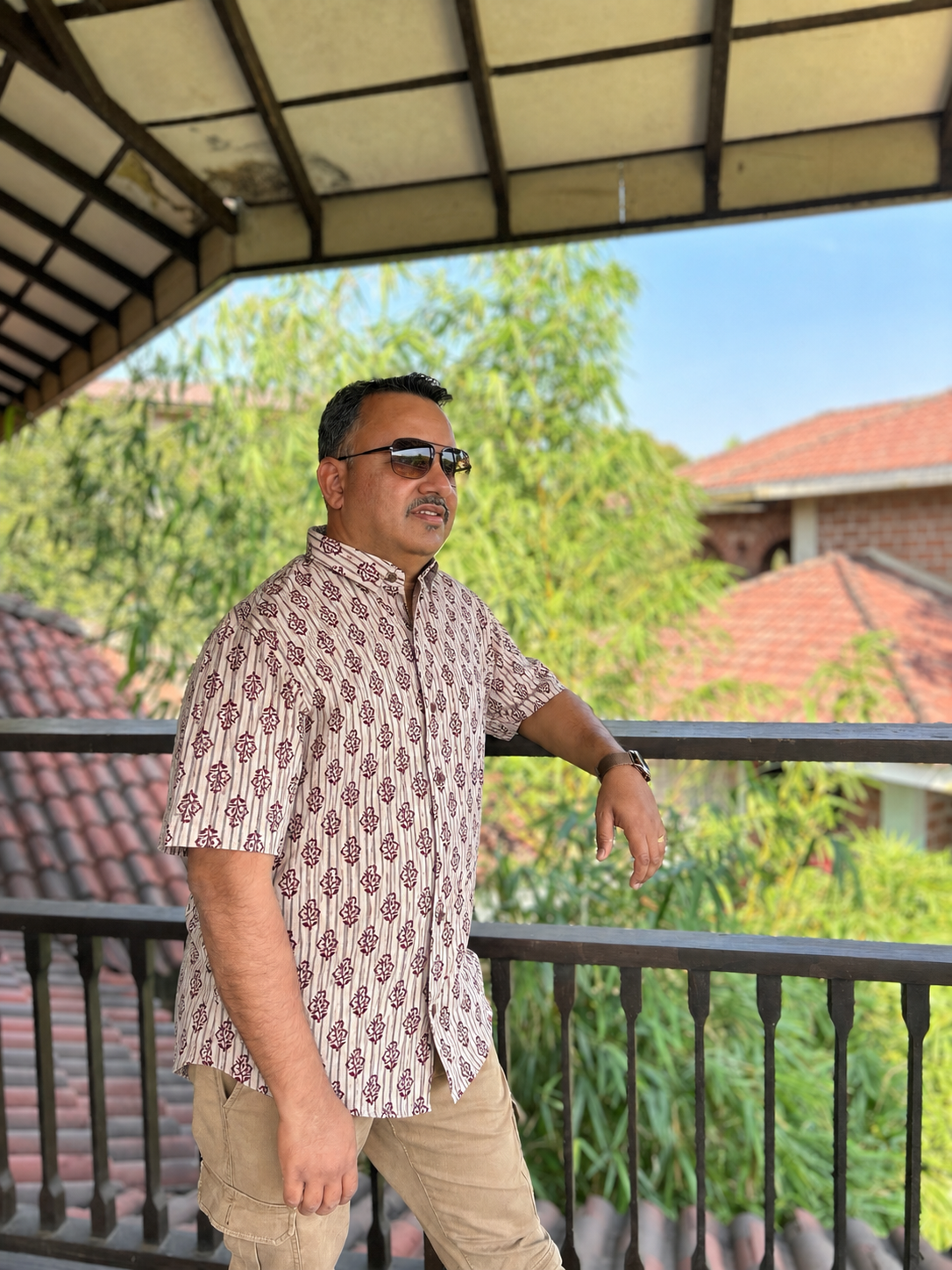 Men's Casual Shirts - Offwhite