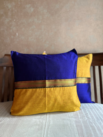 Khun Cushion Cover - Yellow & Pink