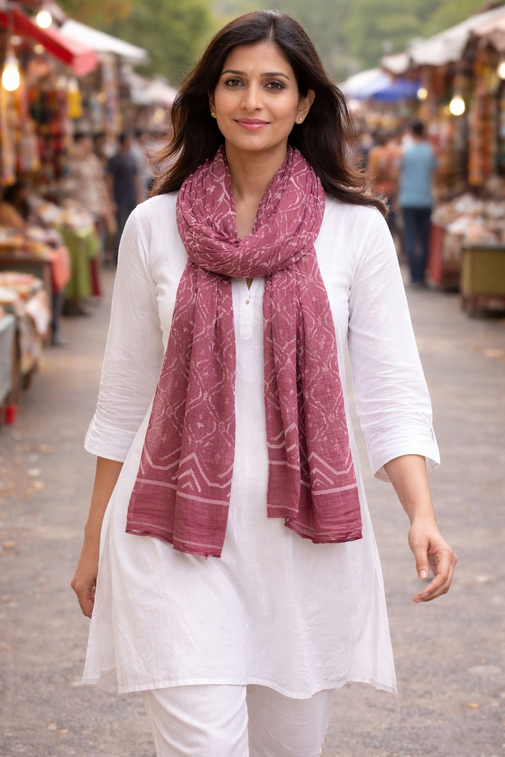Block Printed Cotton Stole