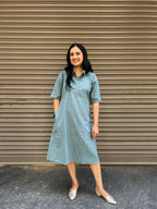 Woman's Casual Dress - Grey