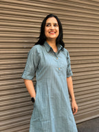 Woman's Casual Dress - Grey