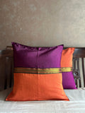 Khun Cushion Cover - Pink + Orange