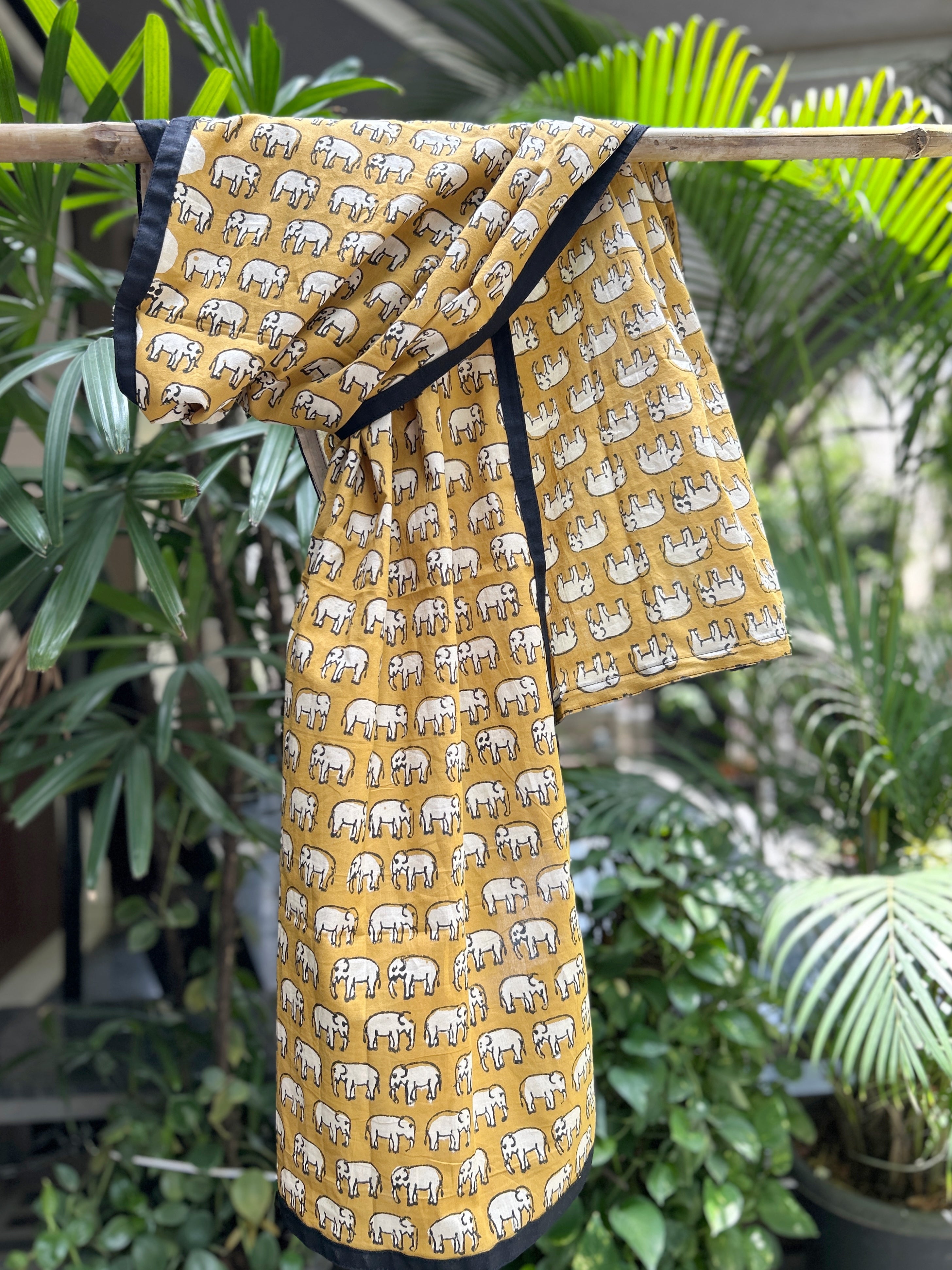 Cotton Stole - Black