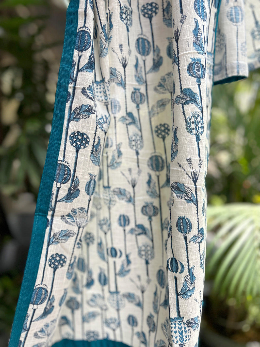 Cotton Stole - Blue