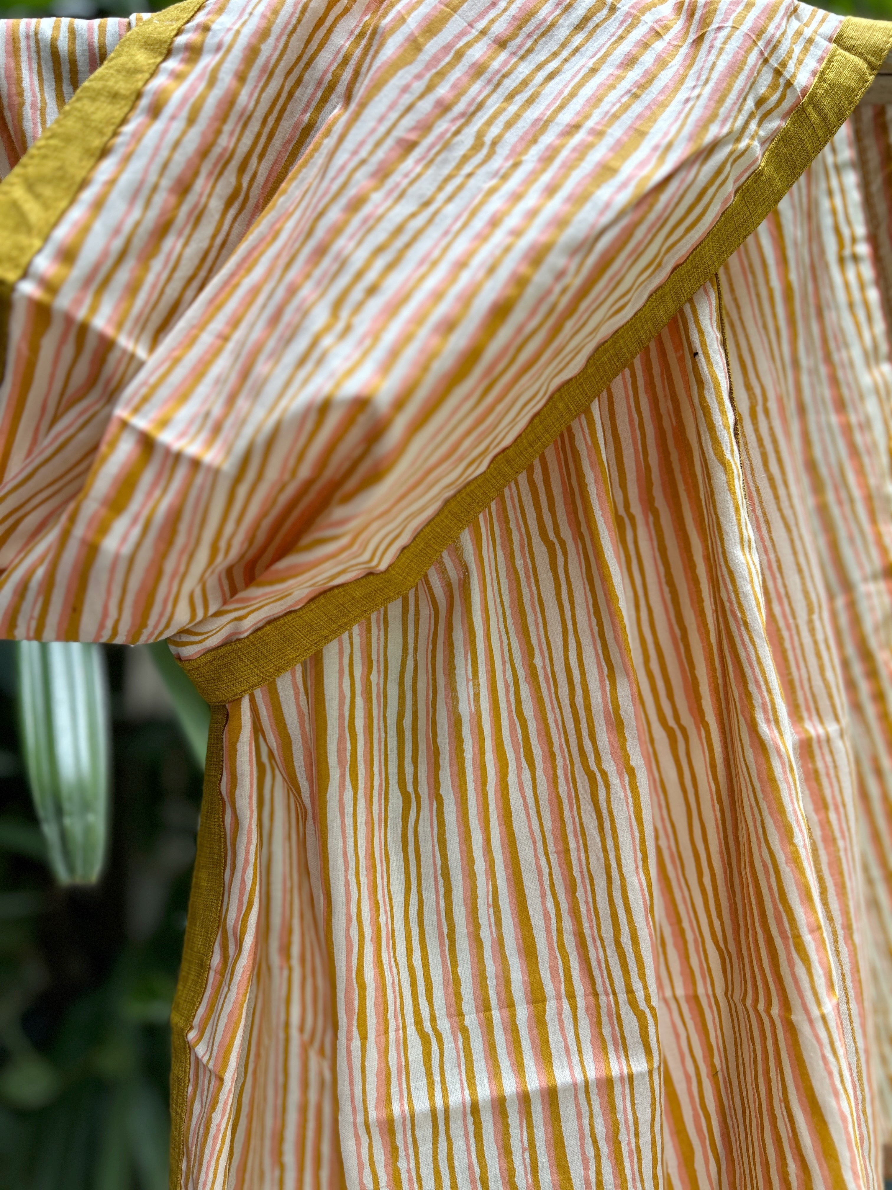 Cotton Stole - Yellow