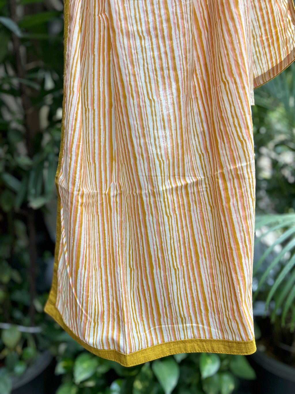 Cotton Stole - Yellow
