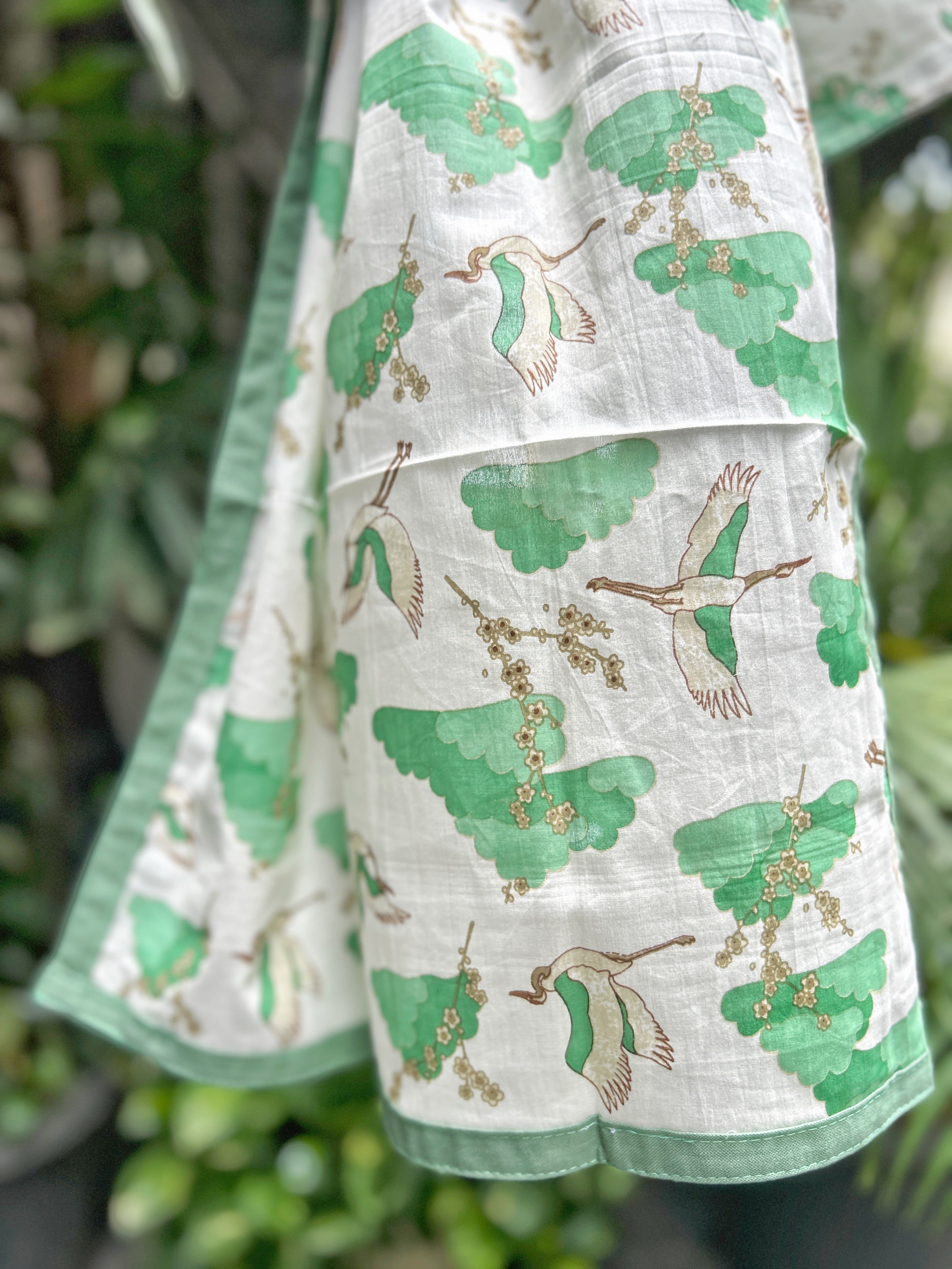 Cotton Stole - Light Green
