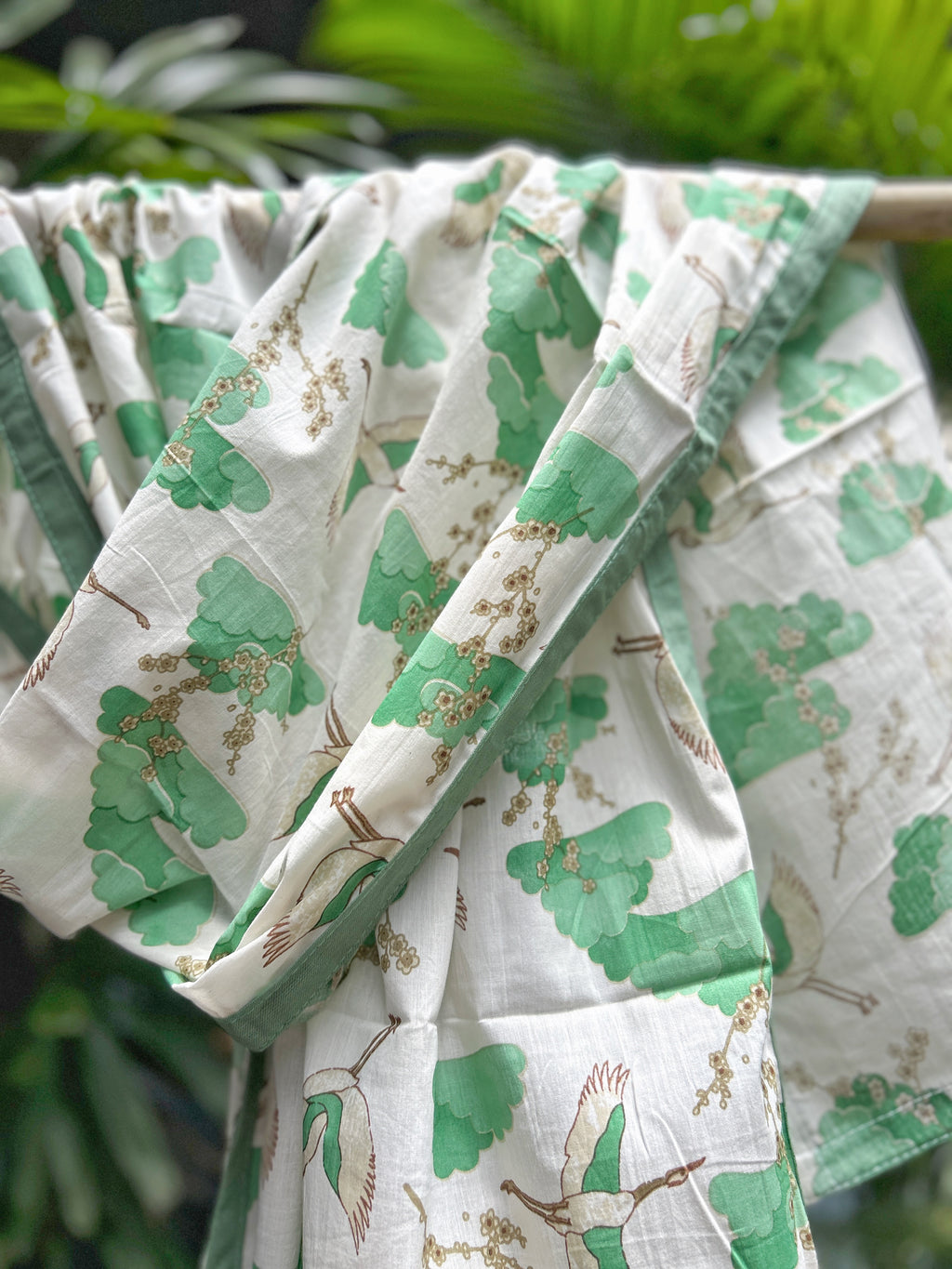 Cotton Stole - Light Green