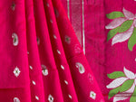 Lotus Silk Saree - Pink