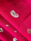 Lotus Silk Saree - Pink