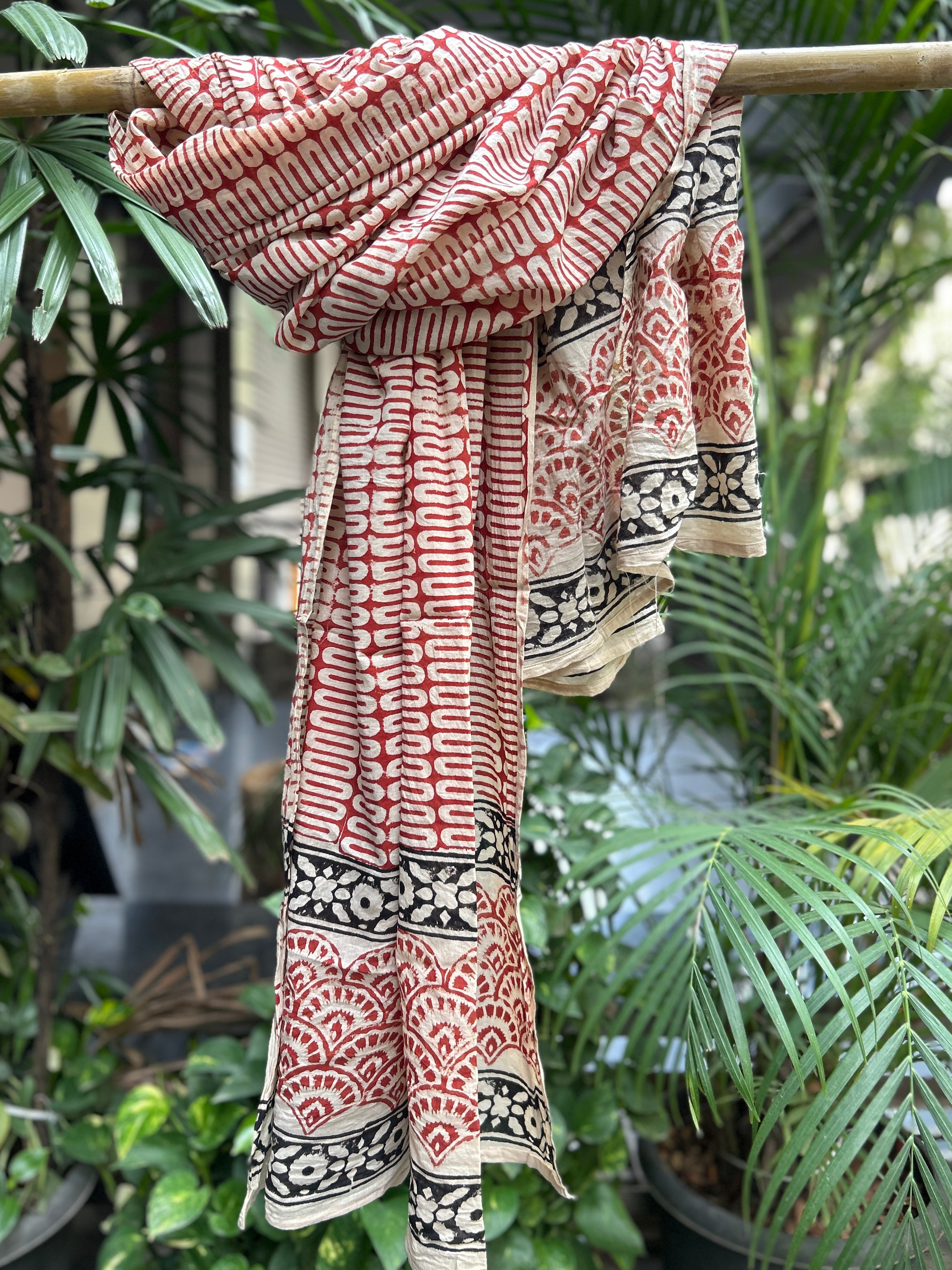 Block Printed Cotton Stole