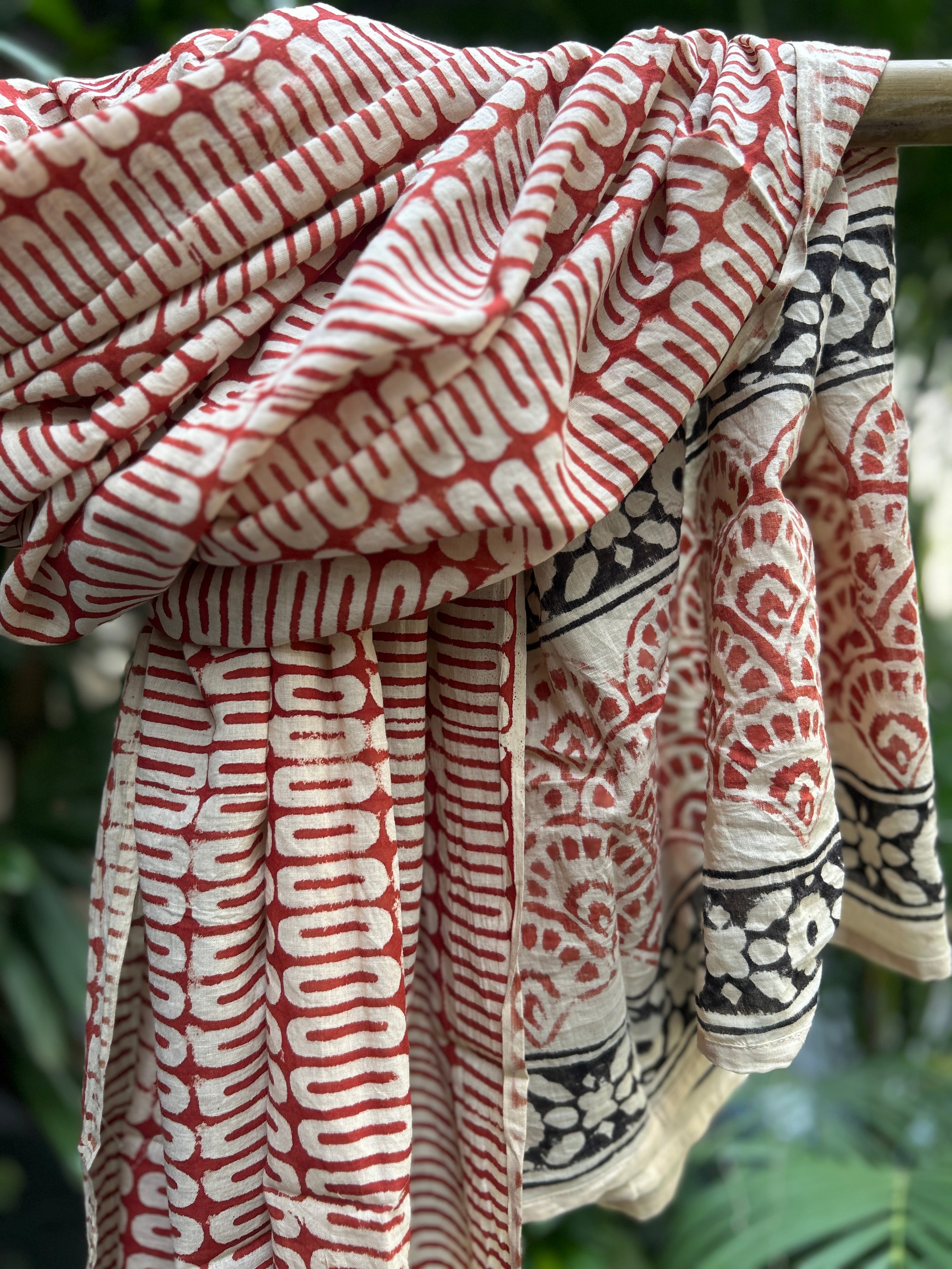 Block Printed Cotton Stole