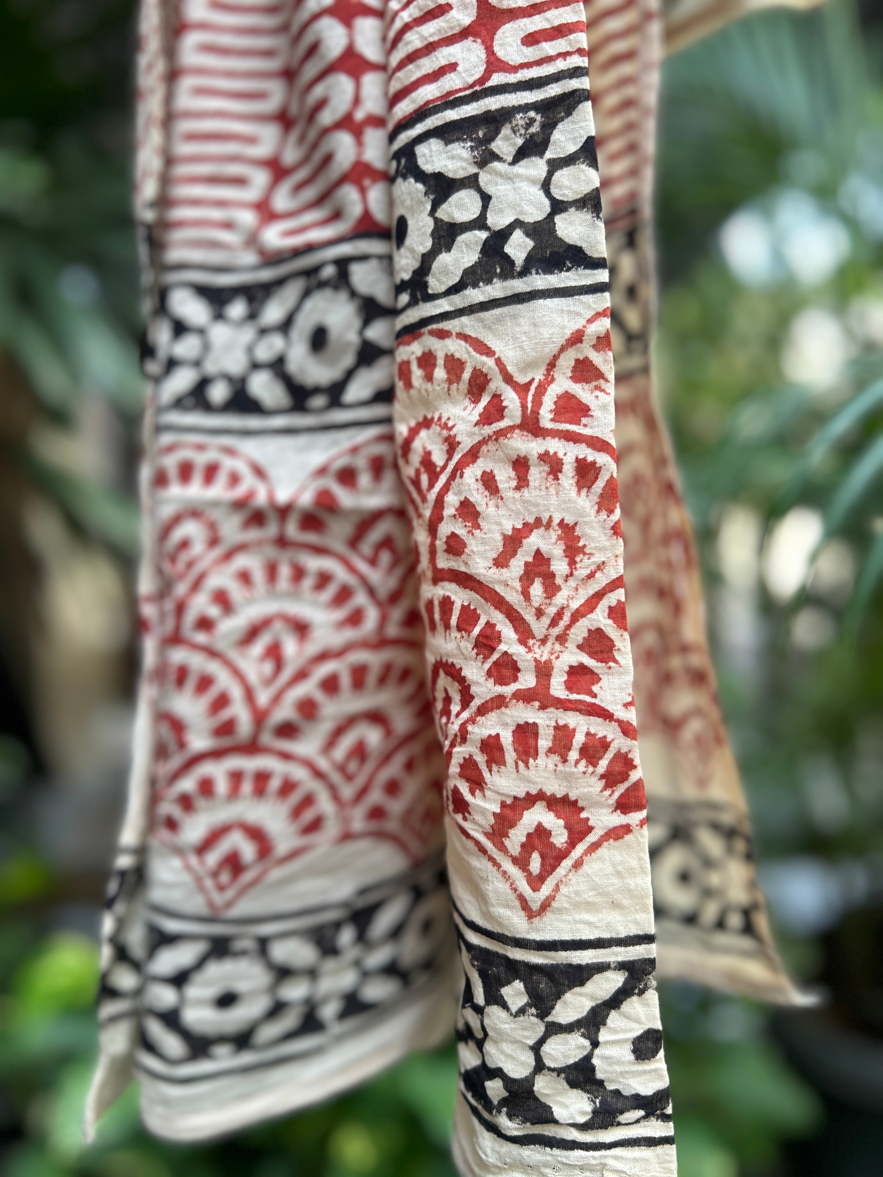 Block Printed Cotton Stole