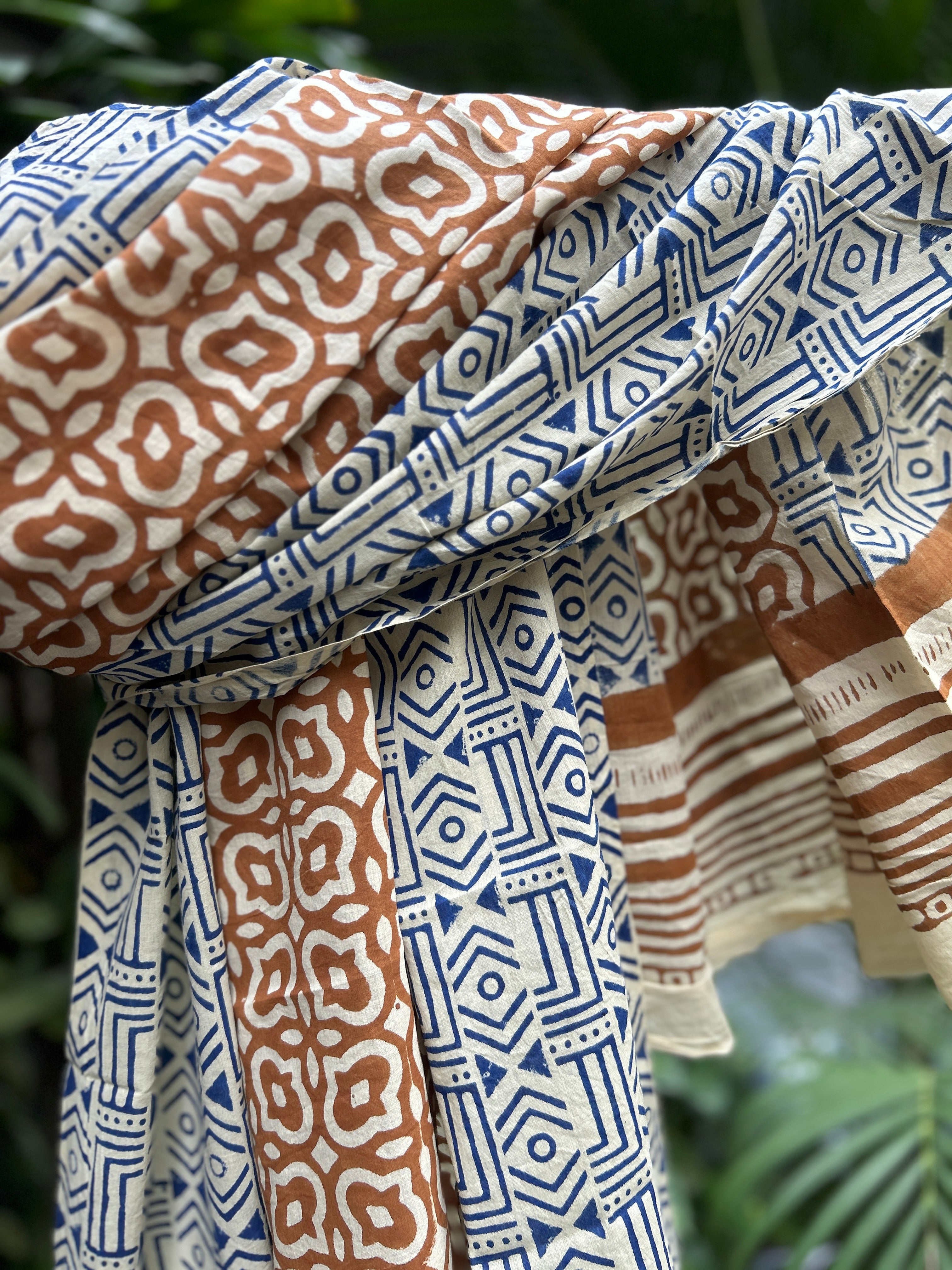 Block Printed Cotton Stole