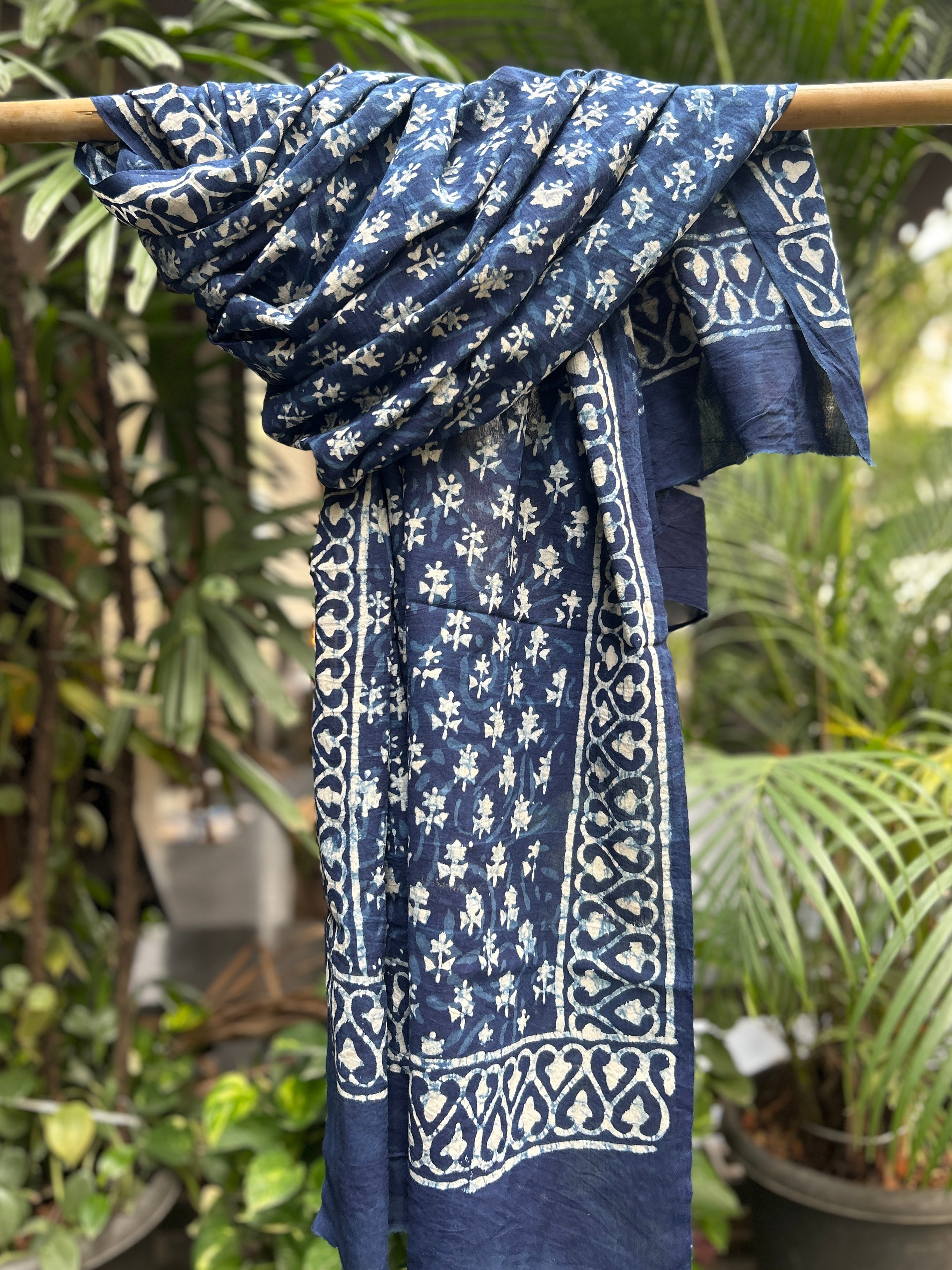 Block Printed Cotton Stole
