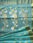 Super Lotus Silk Saree - Light Green