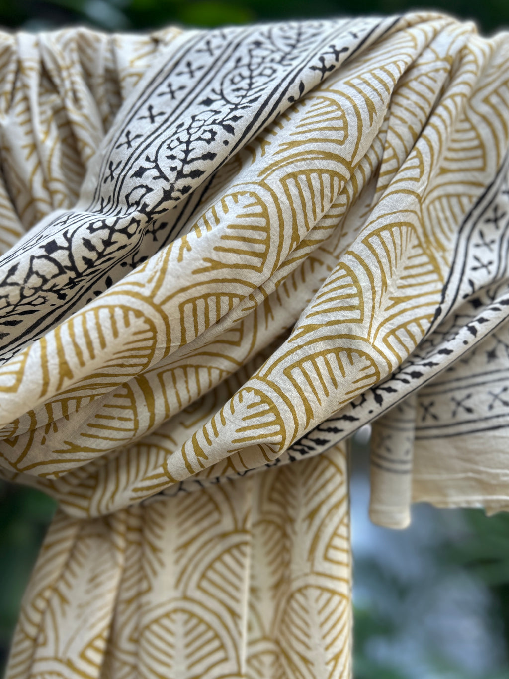 Block Printed Cotton Stole