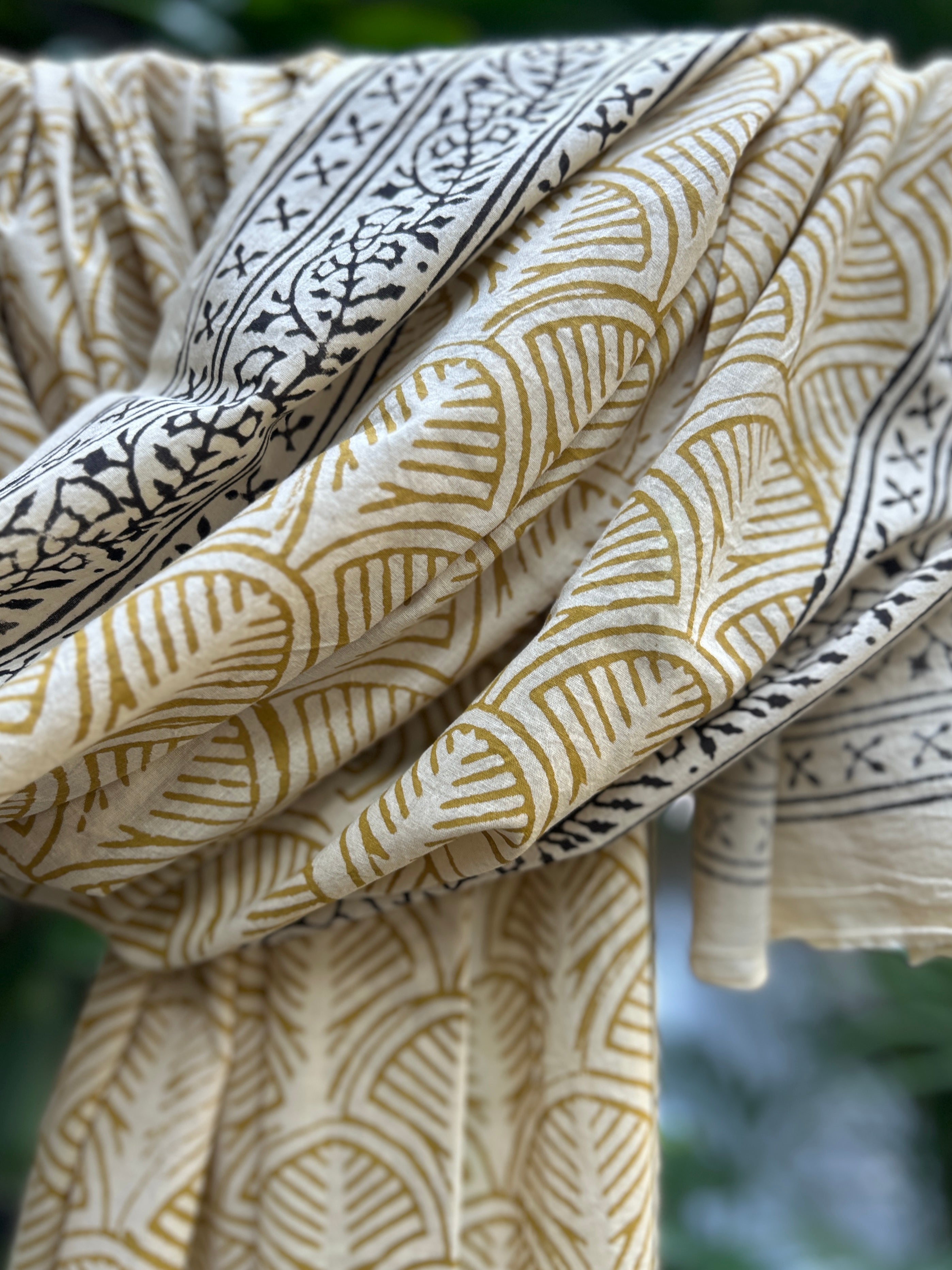 Block Printed Cotton Stole