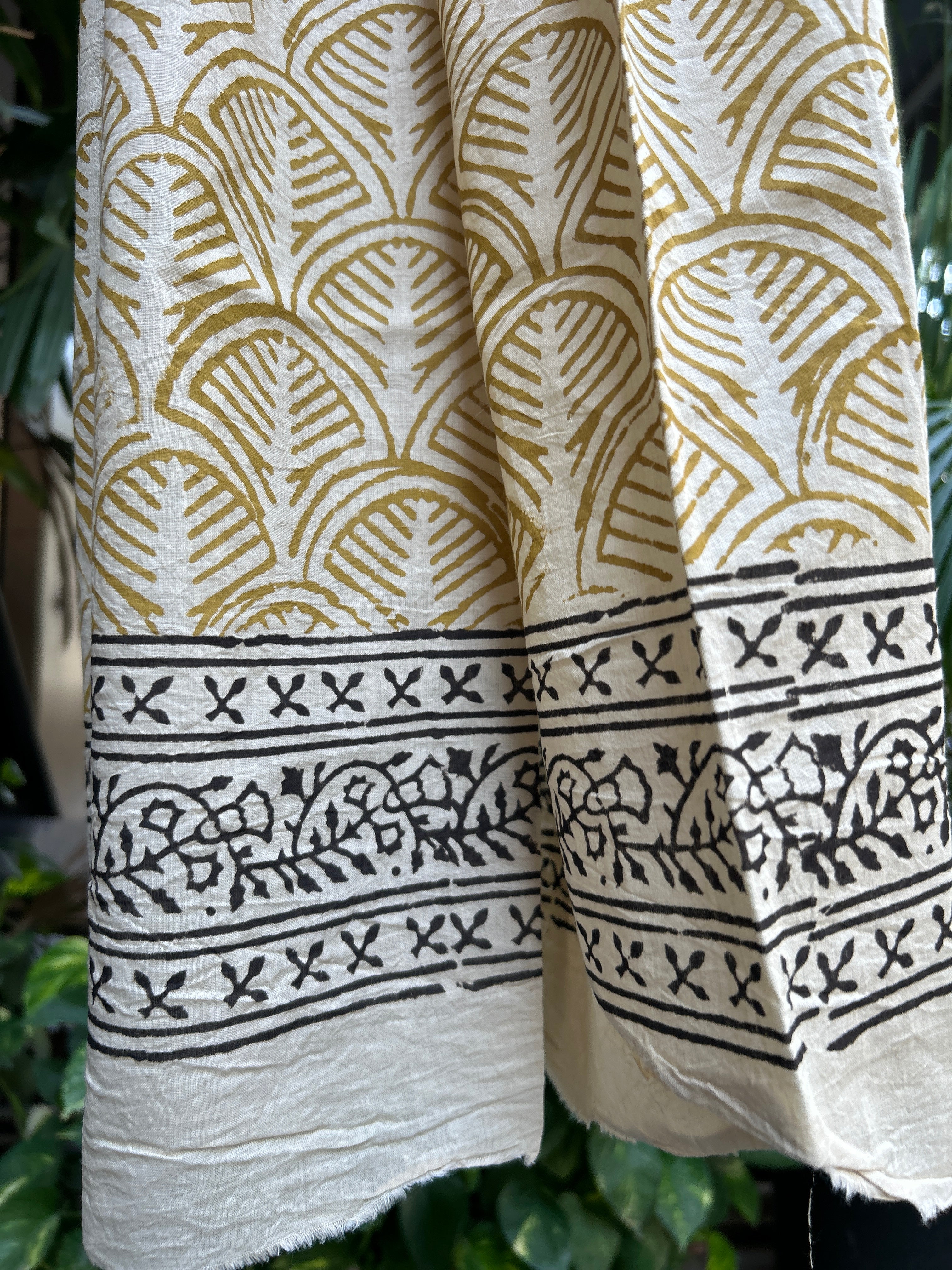 Block Printed Cotton Stole
