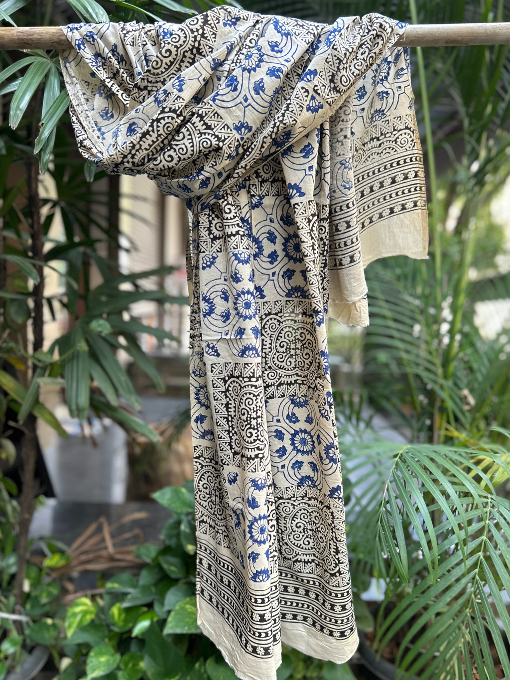 Block Printed Cotton Stole