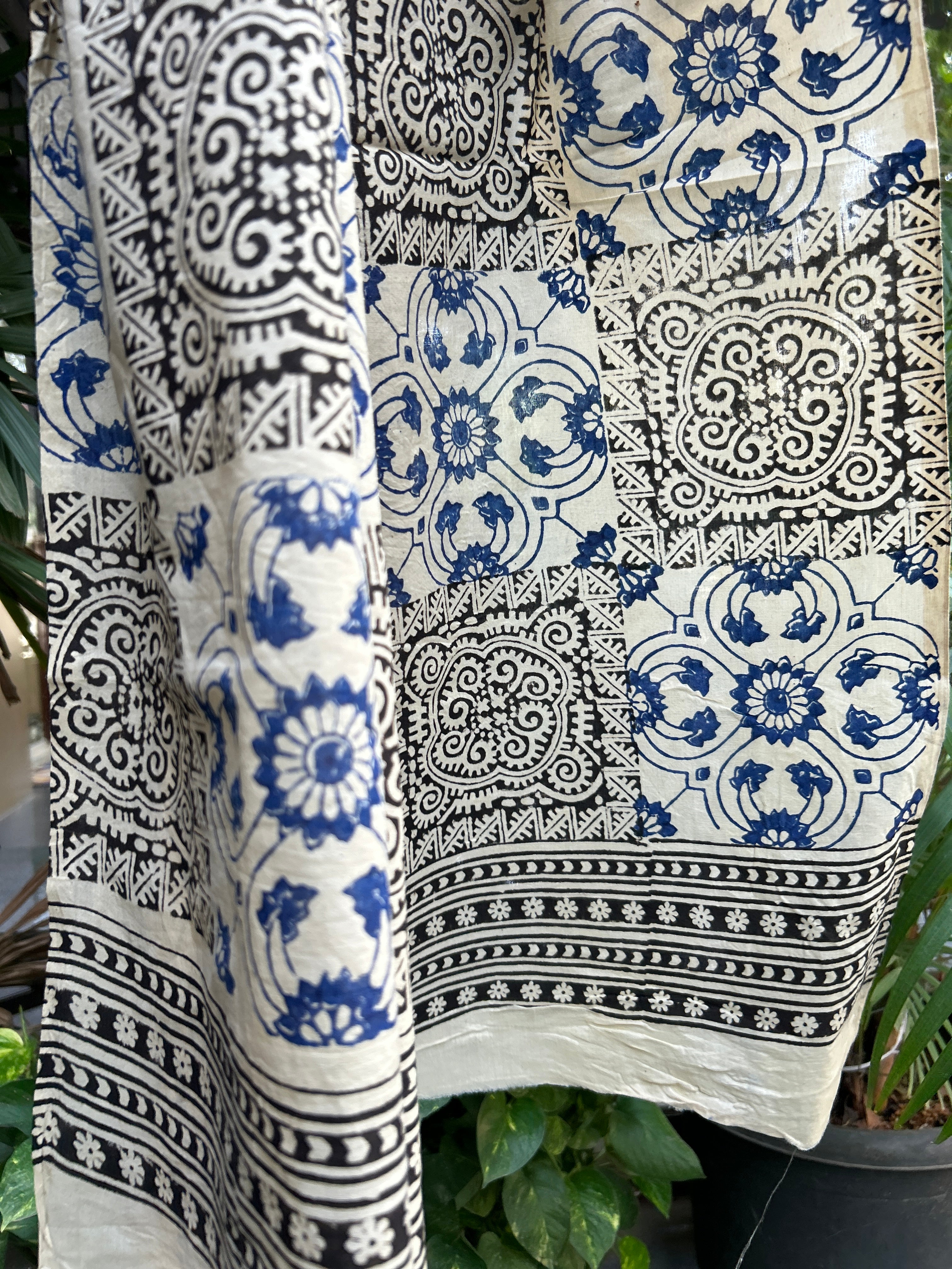 Block Printed Cotton Stole