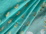 Super Lotus Silk Saree - Light Green