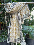 Block Printed Cotton Stole