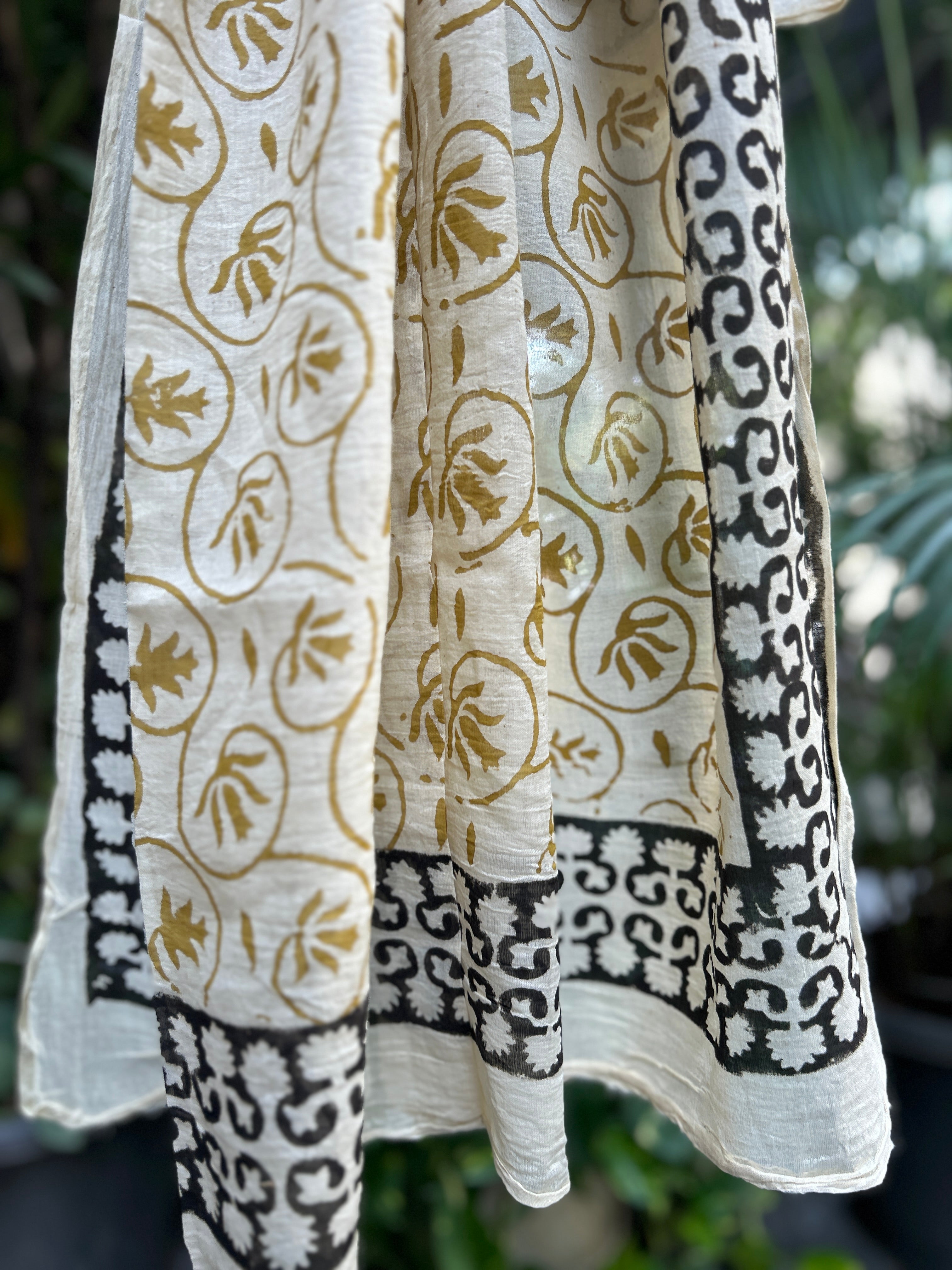 Block Printed Cotton Stole