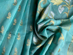 Super Lotus Silk Saree - Light Green