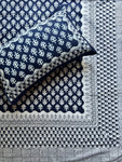 Indigo Double Bedsheet - Butti