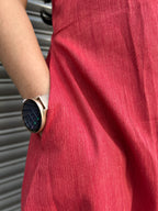 Woman's Casual Dress - Red